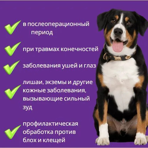 Воротник защитный на липучке