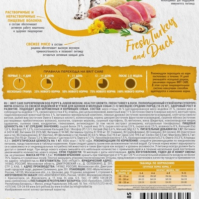 Корм сухой «Dog Puppy&Junior M Healthy Growth»