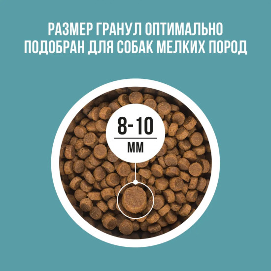 Корм для собак мелких пород с индейкой, рисом и розмарином