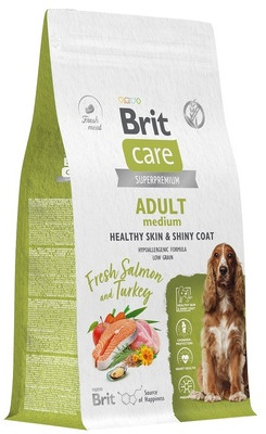 Корм сухой «Dog Adult M Healthy Skin&Shiny Coat»