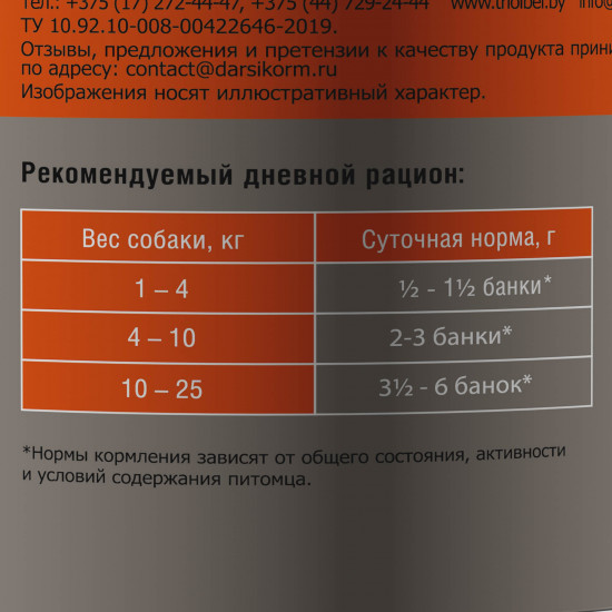 Паштет для собак «Индейка и утка»