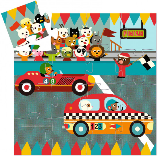 Пазл «Гоночный автомобиль»