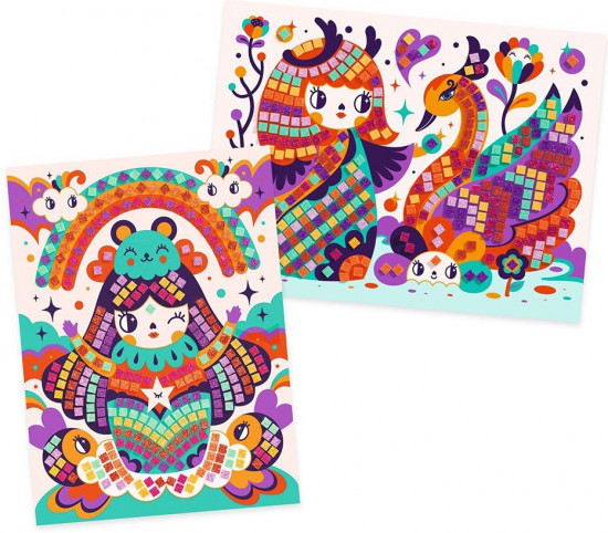 Набор для творчества «Мозаика кокеши. Kokeshi Mosaic»