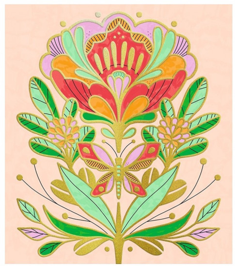 Раскраска «Флора. Flora»