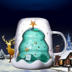 Кружка с двойными стенками с крышкой «Ёлочка» - Фото 9