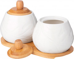 Набор банок для сыпучих продуктов на подставке «Native» - Фото 2