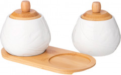 Набор банок для сыпучих продуктов на подставке «Native» - Фото 3