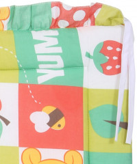 Комплект бортиков в кроватку «Мишка с ягодой» - Фото 2