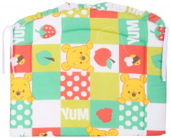 Комплект бортиков в кроватку «Мишка с ягодой» - Фото 3