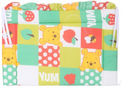 Комплект бортиков в кроватку «Мишка с ягодой» - Фото 4