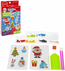 Мозаика алмазная «Наклейки с Новым годом» - Фото 1