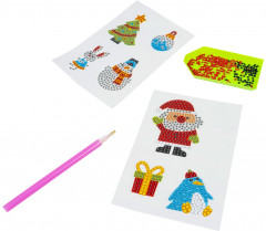 Мозаика алмазная «Наклейки с Новым годом» - Фото 2