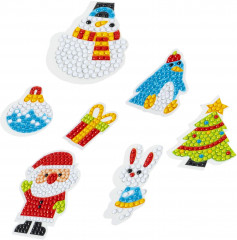 Мозаика алмазная «Наклейки с Новым годом» - Фото 7