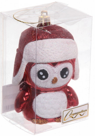 Игрушка ёлочная «Новогодний пингвин»