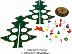 Набор для творчества «Деревянная ёлочка» - Фото 3
