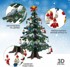 Набор для творчества «Деревянная ёлочка» - Фото 2