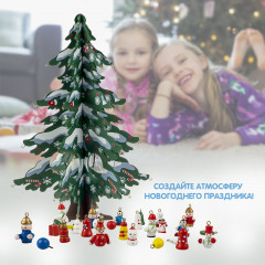 Набор для творчества «Деревянная ёлочка» - Фото 5