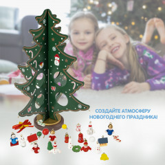 Набор для творчества «Деревянная ёлочка» - Фото 5