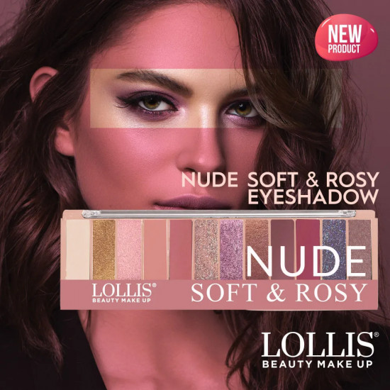 Тени для век «Nude Soft & Rosy Eyeshadow»