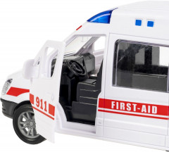 Машина инерционная «Скорая помощь микроавтобус» - Фото 2