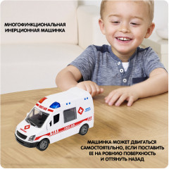 Машина инерционная «Скорая помощь микроавтобус» - Фото 8