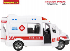Машина инерционная «Скорая помощь микроавтобус» - Фото 9