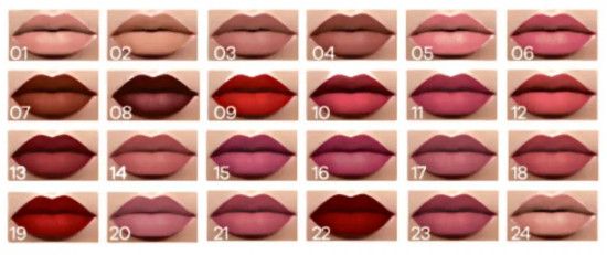 Помада для губ жидкая «Matte Liquid Lipstick», тон 19