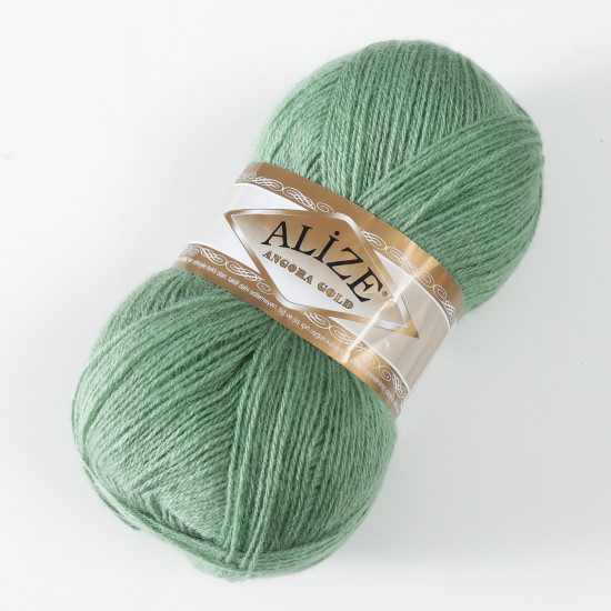 Пряжа для вязания «Angora Gold», 852 Зеленый