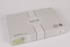 Комплект постельного белья «Perla» (2-спальный, бамбук/жаккард, 2 наволочки 70x70 см и 2 наволочки 50x70+5 см), цвет пудра - Фото 2