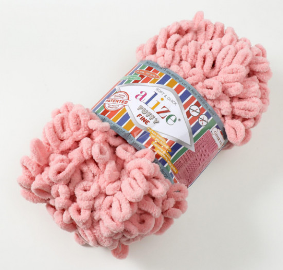 Пряжа для вязания «Puffy Fine», 161 Розовый