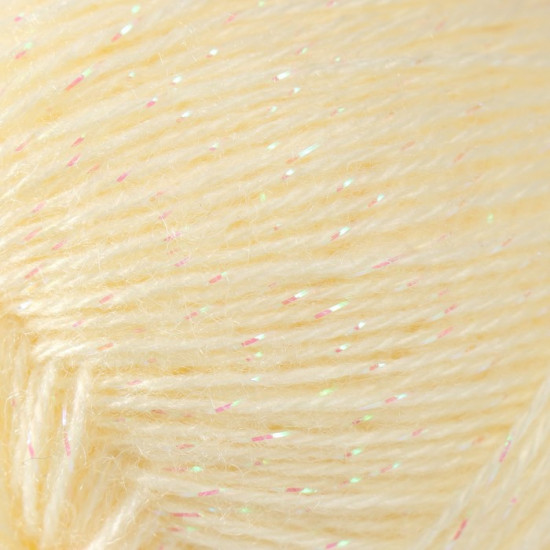 Пряжа для вязания «Angora Gold Simli», 01 Кремовый