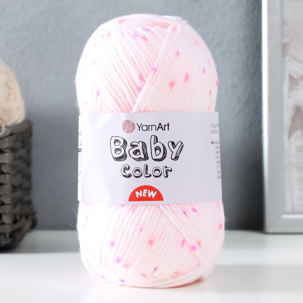 Пряжа для вязания «Baby color», 212 Бледно-розовый | Baby color | YarnArt | Фото 1