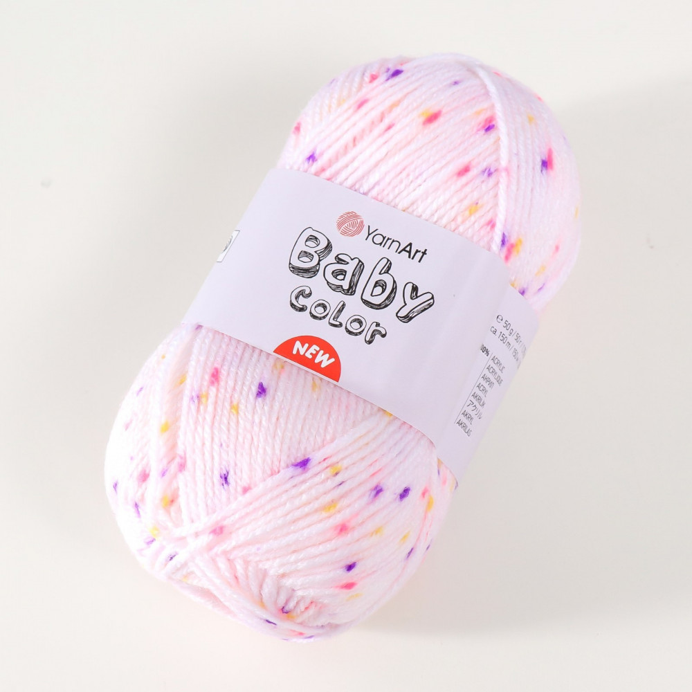 Пряжа для вязания «Baby color», 213 Розовый фиолетово-желтый | Baby color | YarnArt | Фото 2