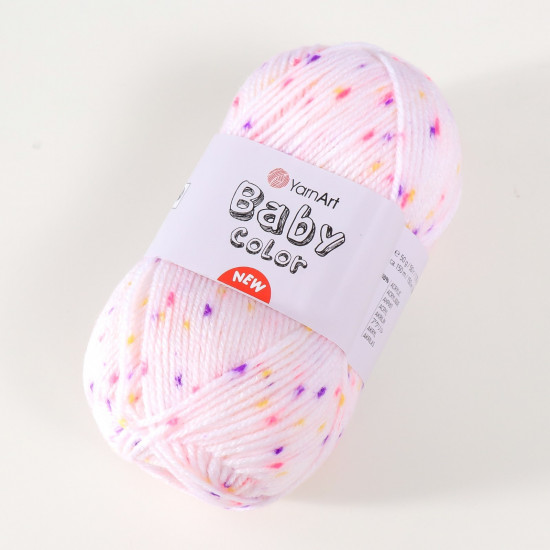 Пряжа для вязания «Baby color», 213 Розовый фиолетово-желтый
