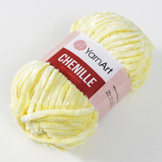 Пряжа для вязания «Chenille», 561 Желтый
