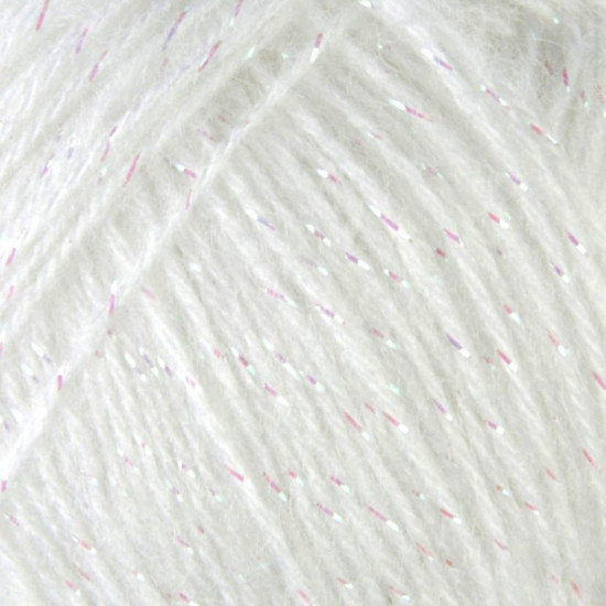 Пряжа для вязания «Angora Gold Simli», 55 Белый