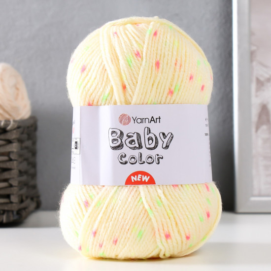 Пряжа для вязания «Baby color», 219 Желтый