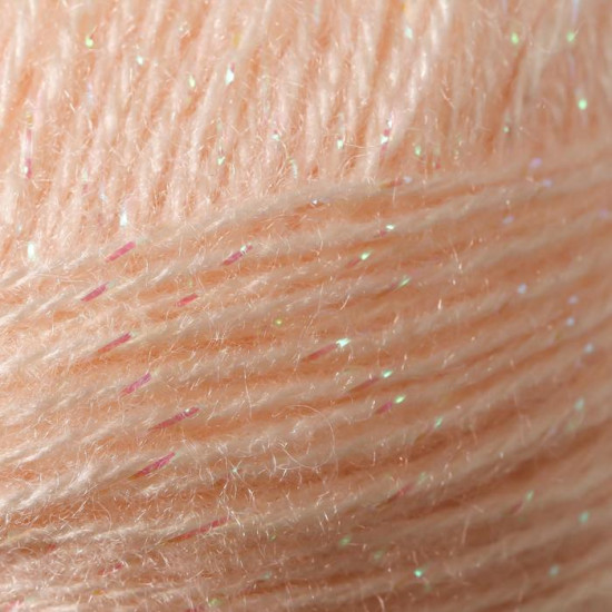 Пряжа для вязания «Angora Gold Simli», 681 Бледный персик