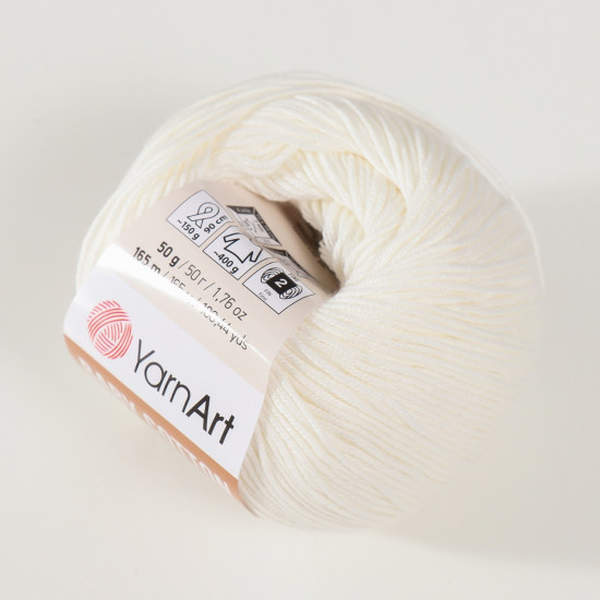 Пряжа для вязания «Baby Cotton», 401 Белый