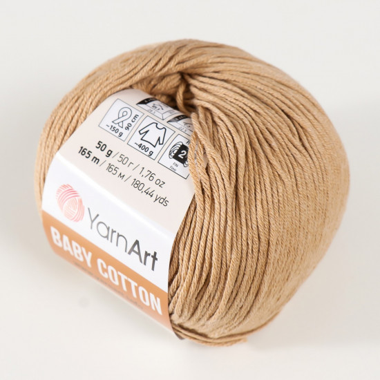 Пряжа для вязания «Baby Cotton», 405 Бежевый
