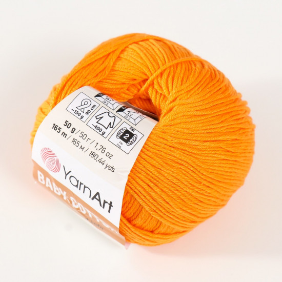 Пряжа для вязания «Baby Cotton», 425 Апельсин