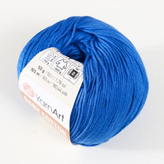 Пряжа для вязания «Baby Cotton», 456 Василек