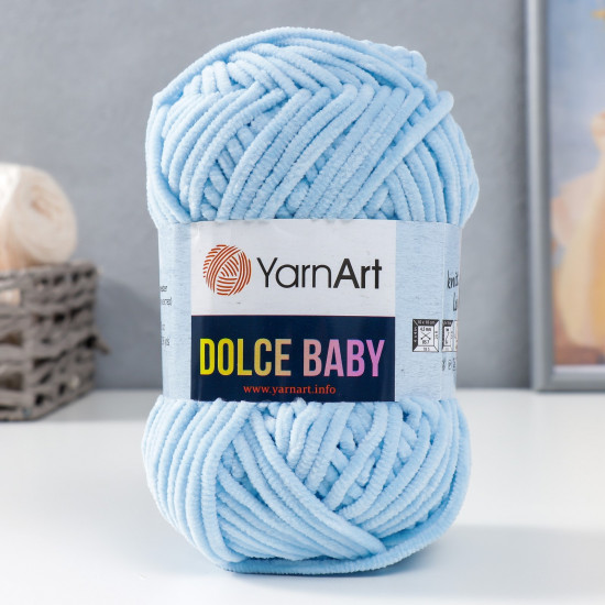 Пряжа для вязания «Dolce Baby», 749 Голубой