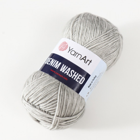 Пряжа для вязания «Denim Washed», 908 Светло-серый