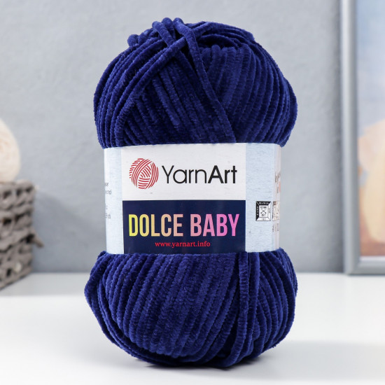 Пряжа для вязания «Dolce Baby», 756 Темно-синий