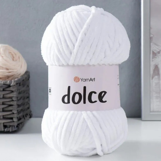 Пряжа для вязания «Dolce», 741 Белый