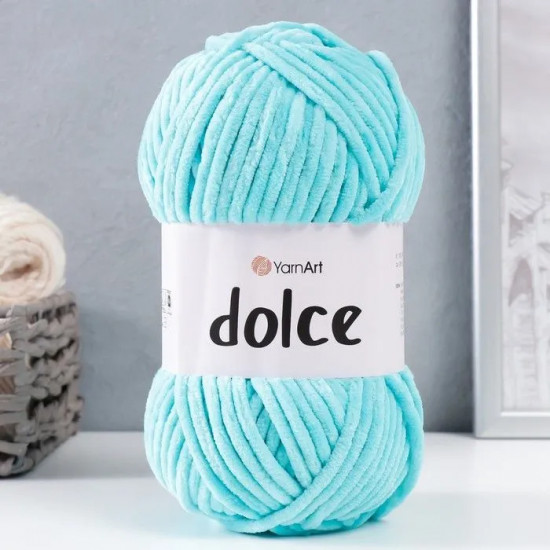 Пряжа для вязания «Dolce»,746 светло-бирюзовый