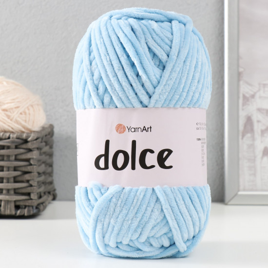 Пряжа для вязания «Dolce»,749 Голубой