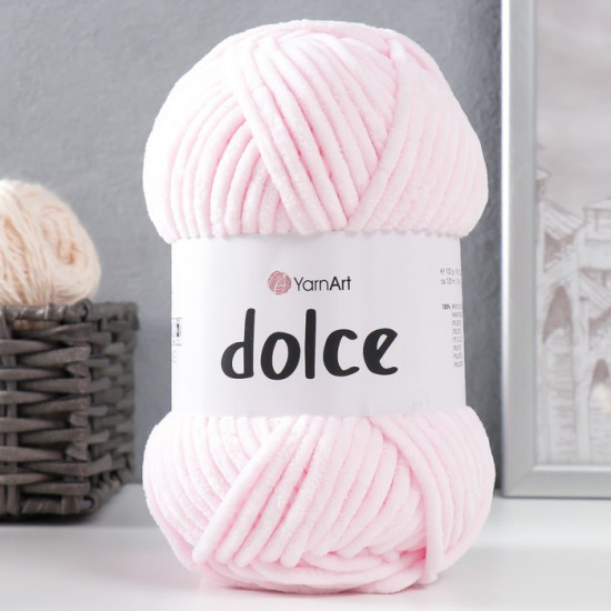 Пряжа для вязания «Dolce»,750 Нежно розовый