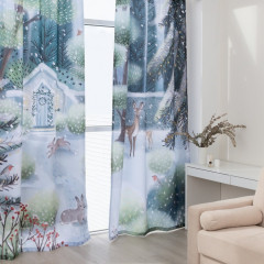 Комплект штор «Зимний лес» - Фото 1